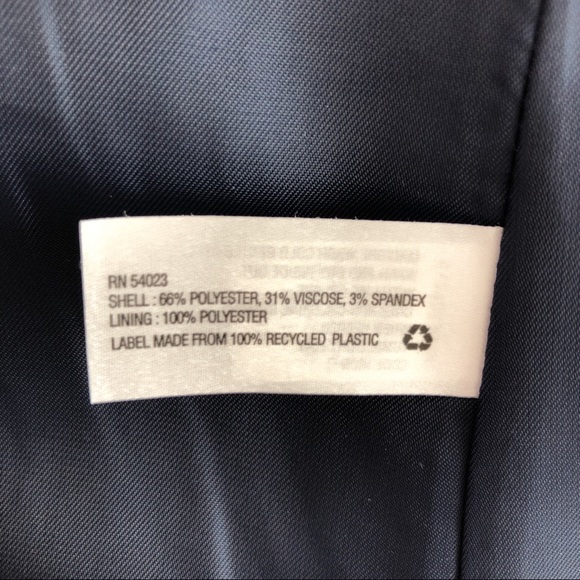 Gap Plus Size Academy Stripe Blazer Jacket Size 18 - Picture 5 of 6